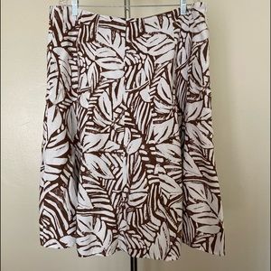 Linen Blend Full Skirt Size 1X